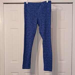 #224 3/$18 - 90 Degrees by Reflex Blue Leggings Size Large